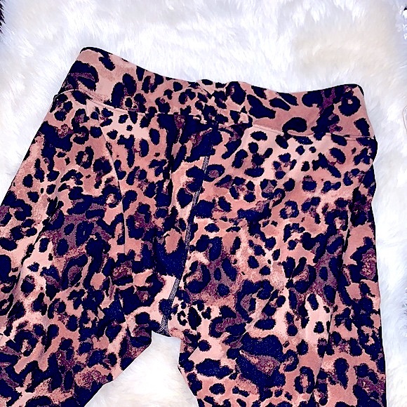 🐆Calvin Klein Performance Stylish Leopard Print Activewear 7/8 Length Leggings - Picture 5 of 16